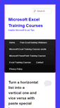 Mobile Screenshot of excel-tutorial.co.uk